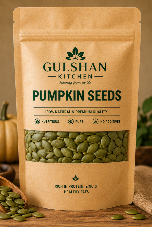Gulshan Kitchen Premium Pumpkin Seeds | 100% Natural & Nutrient-Rich